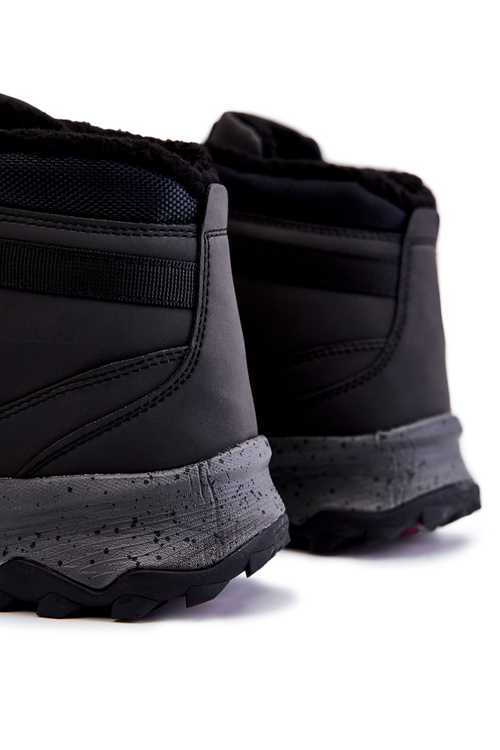 Pánské zateplené trekové boty Cross Jeans KK1R4027C černe