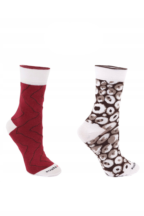 Duhové Ponožky Sushi 2 Páry Chobotnice A Tuňák