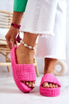 Flip flops Papcie na platforme Pink Lilly