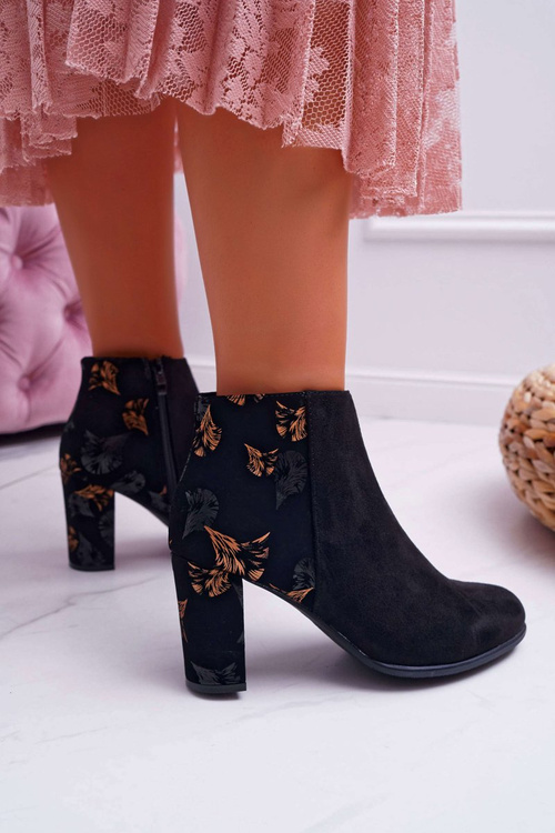 Dámske topánky na Sergio Leone Post in Golden Flowers Folk Black Eros2