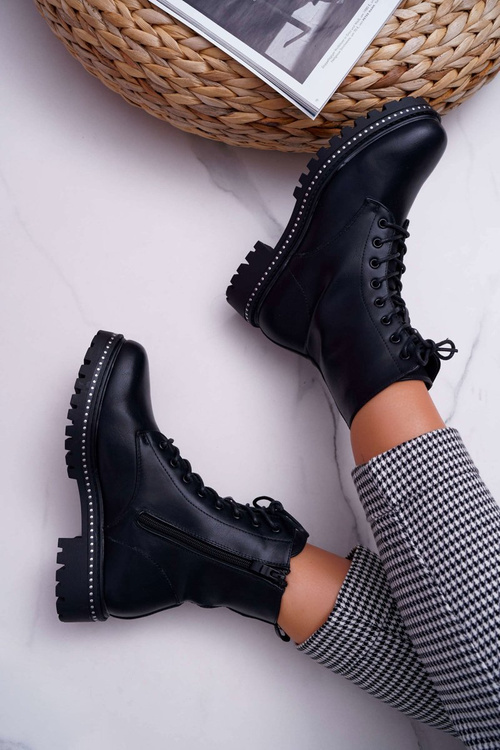 Dámske ploché päty vysoké podpätky topánky čierne hippe