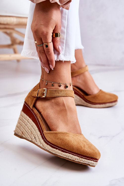 Dámské Espadrilky Na Klínu Hnědé Tamarill