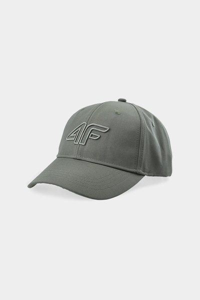 Čiapka S Šiltom 4F STRAPBACK Unisex Khaki 4FWAW24ACABU314-43S