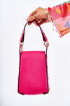 Malá dámska taška s dekoráciou fuchsia ellies