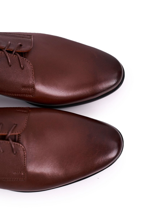 Bednarek hnedé kožené mokaséry hnedé mokasíry