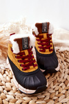 Dětské Oteplovací Boty Big Star II374072 Camel
