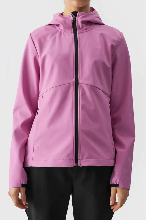 Dámska Bunda 4F Softshell Membrána 5000 4F Ružová 4FWAW24TSOFF285-54S
