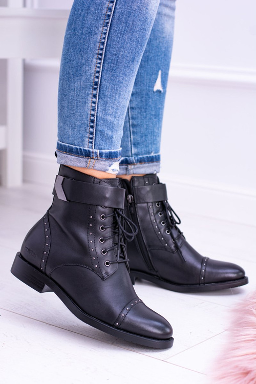 Big Star High Boots BB274612 Kožené topánky Jodhpur