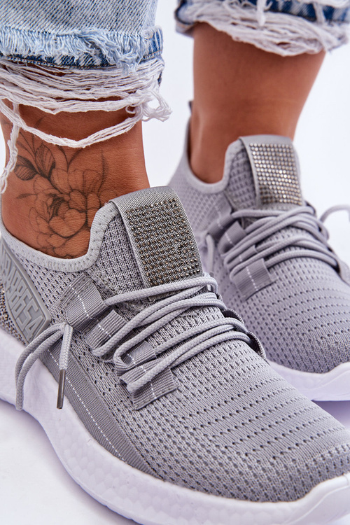 Dámské Sportovní Boty S Vkládáním Šedé Hold Me!