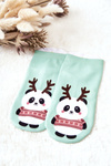 Panda's Foot Socks Green