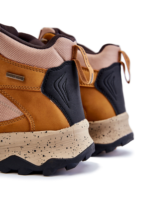 Pánské zateplené trekové boty Cross Jeans KK1R4020C velbloud