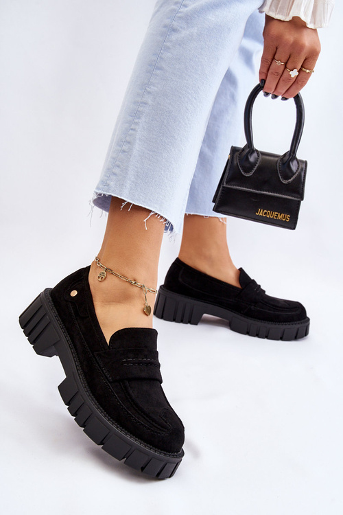 Dámské semišové nazouvací boty Černe Fiorell