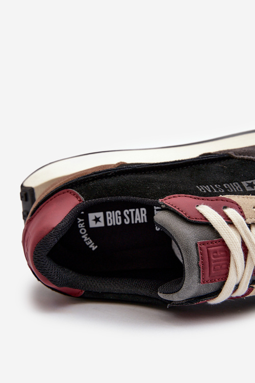 Pánské tenisky s pamětí Memory Foam System Big Star NN174357 Černé