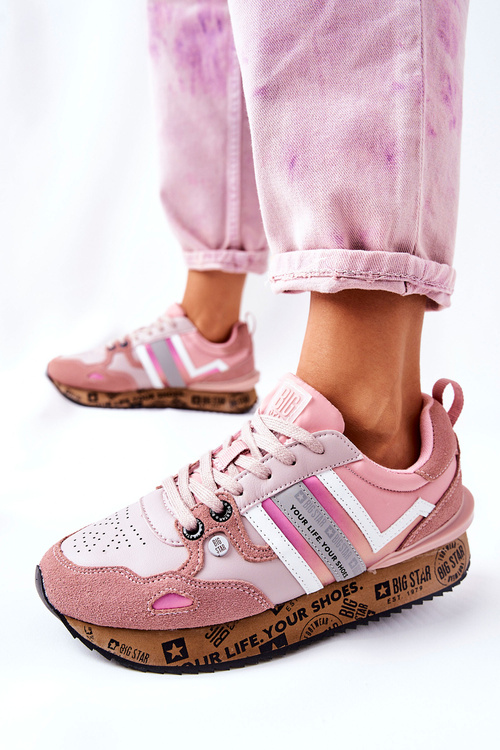 Dámska športová topánka veľká hviezda II274298 Pink