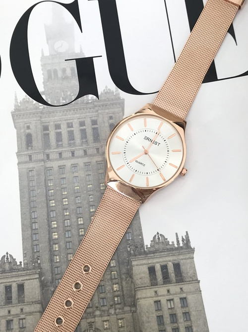 Dámske hodinky Ernest Orion Pink Gold