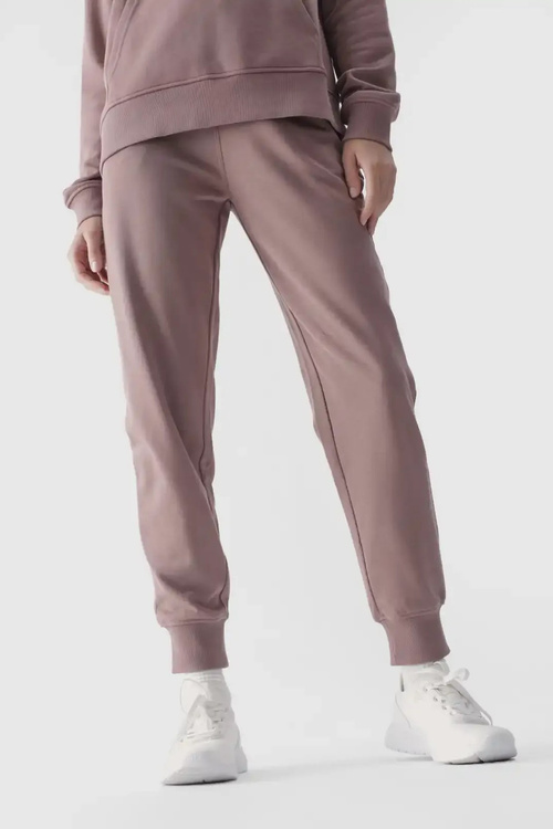 Dámské Dresové Kalhoty Joggery 4F Béžové 4FWMM00TTROF0945-83S