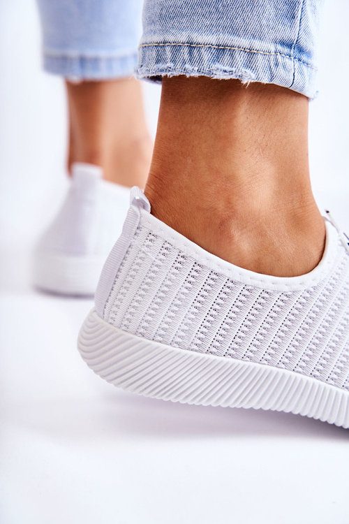 Dámska šmykľavka na biele športové topánky Charlien