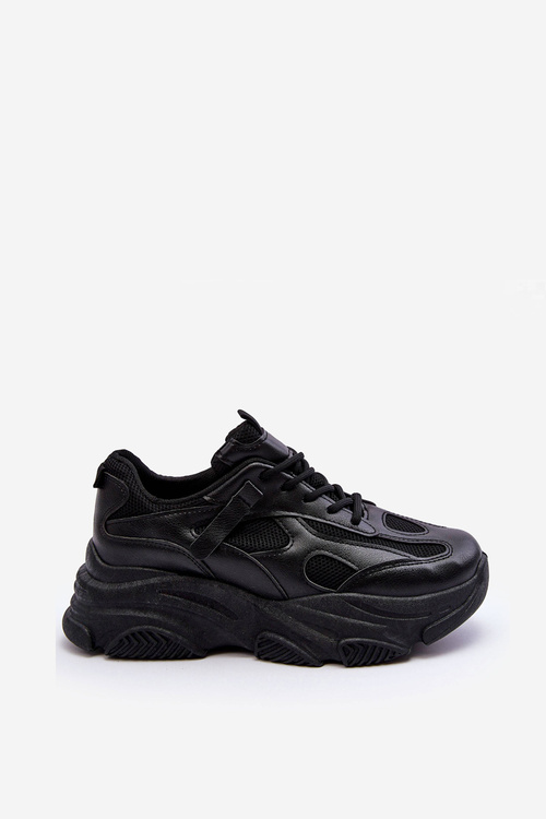 Dámské Platformové Tenisky Černé Agnenia