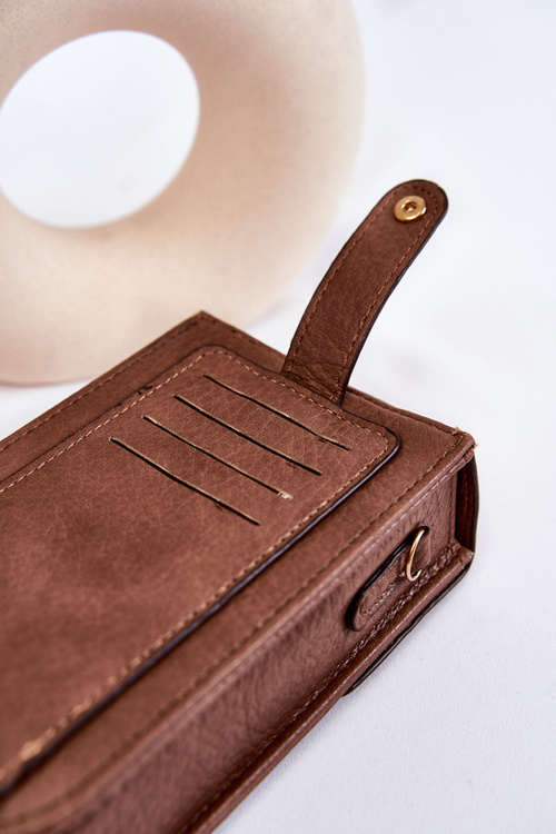 Malá Peněženka S Ornamentem Tmavě hnědá Neliss