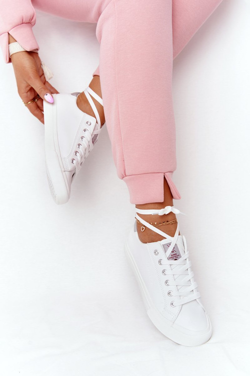 Dámské Kožené Tenisky CROSS JEANS HH2R4001C Bile