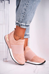 Dámská Sportovní Obuv Sneakers Slip-on Růžové Say Something