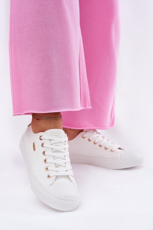 Dámské Textilní Tenisky Big Star RR274766 Bílé