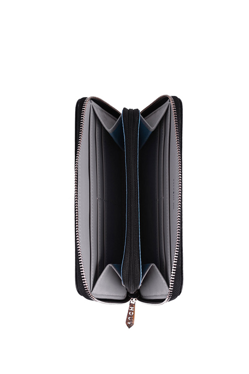 Čierna Mille Leather peňaženka