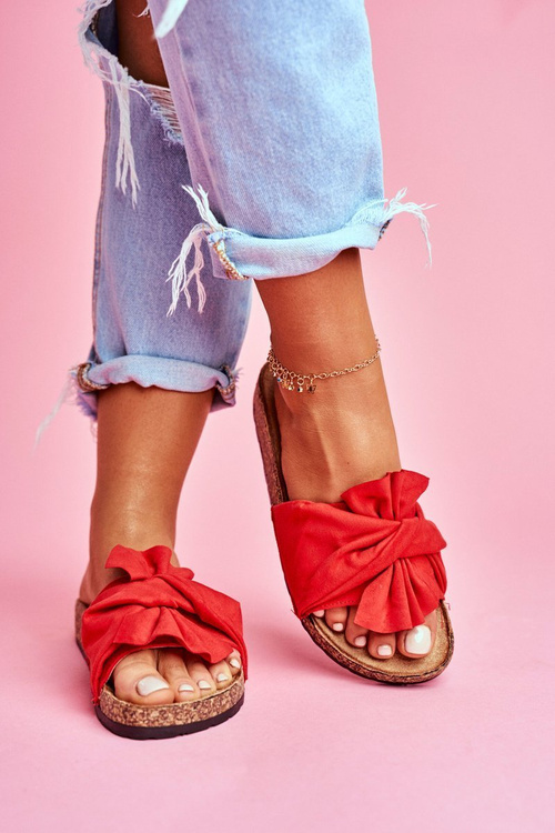 Dámske korok žabky Red Felis luky