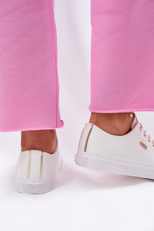 Dámske Tenisky Z Eko Kože Big Star RR274748 Biele