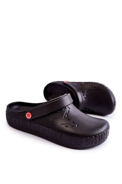 Ľahká Kroksy veľká hviezda II175001 Black Flip -flops