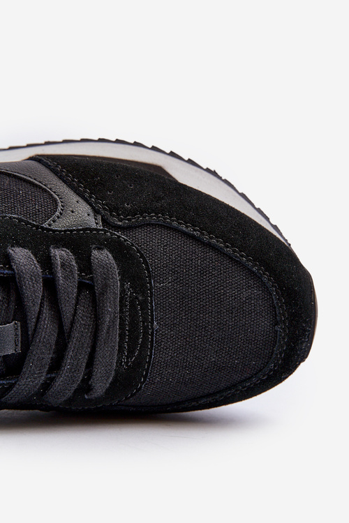 Pánske tenisky s pamäťovou penou Memory Foam System Big Star NN174350 Čierne