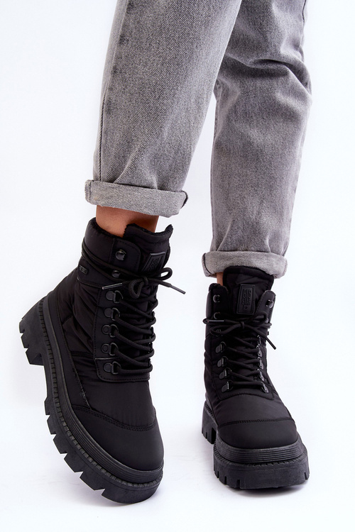 Dámske topánky Izolované topánky na plošine a ploché podpätky Big Star MM274338 Black