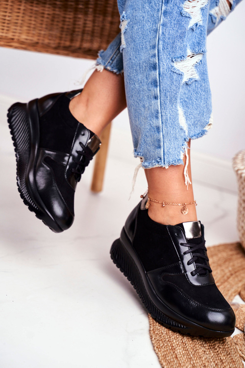 Čierna športová topánky Gianna