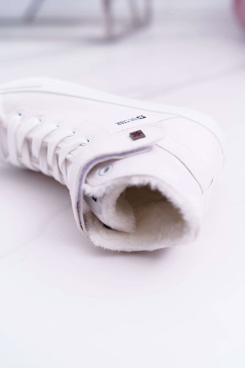 Zateplené Kožené Tenisky BIG STAR V274541FW Bílé