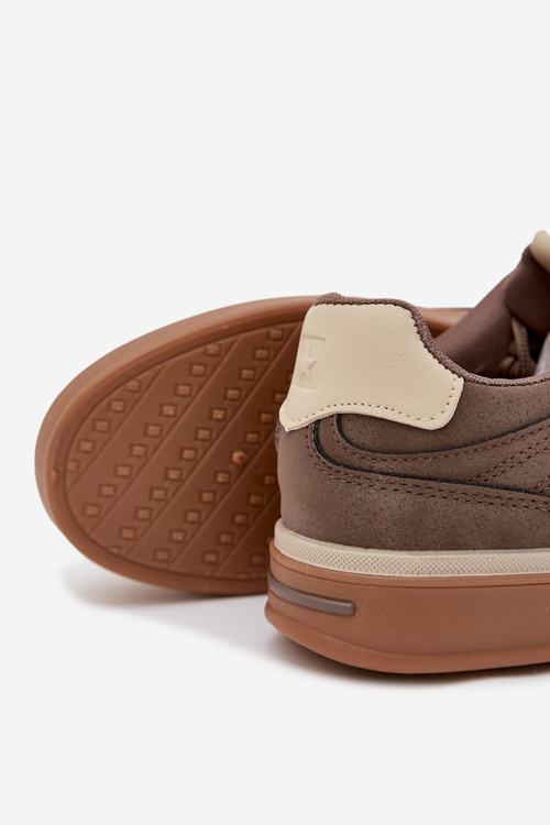 Pánské Nízké Tenisky Big Star SS174020 HI-POLY SYSTEM Tmavě Béžové