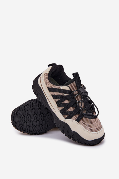 Dětské Tenisky Se Šňůrkou Béžové Nanelita