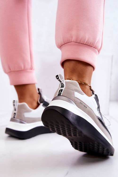 Tenisky tenisky veľká hviezda JJ274998 biela a čierna