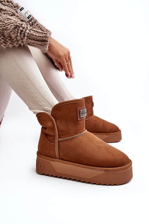 Vegánske vodotesné snehové topánky na platforme D.Franklin DFSH371004 D.Franklin