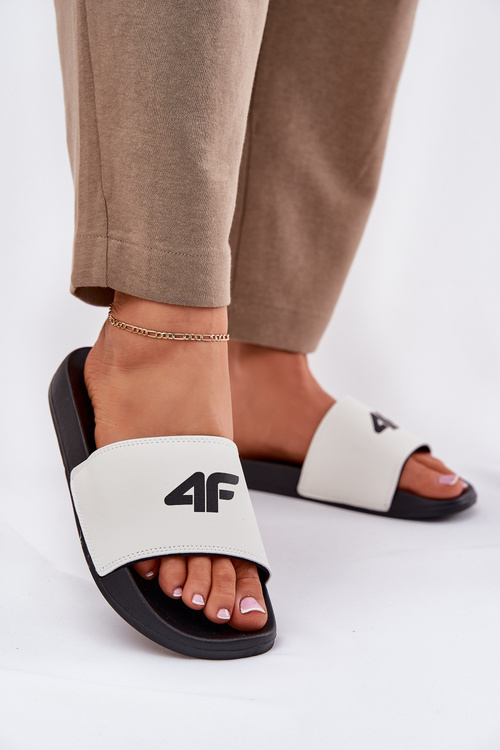 Dámske Šľapky 4F 4FRMM00FSLIF010-10S Biely