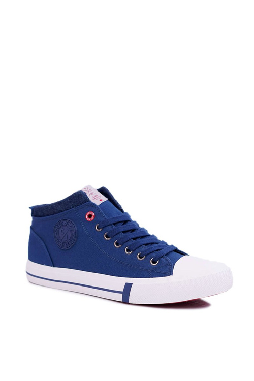 Pánske krížové džínsy Sneaker High Material Navy DD1R4057