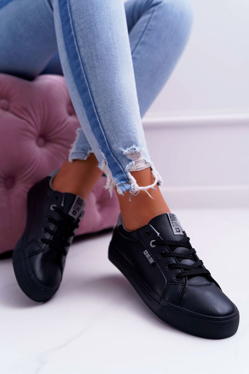 Dámske kožené tenisky Big Star EE274314 čierna