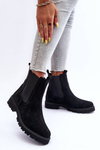 Suede Boots Black Nicole 2672