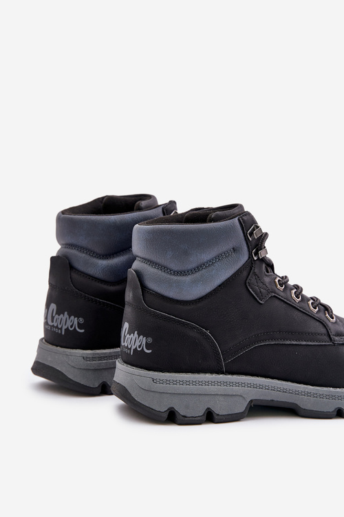 Pánské trekové boty černé Lee Cooper LCJ-24-01-2948