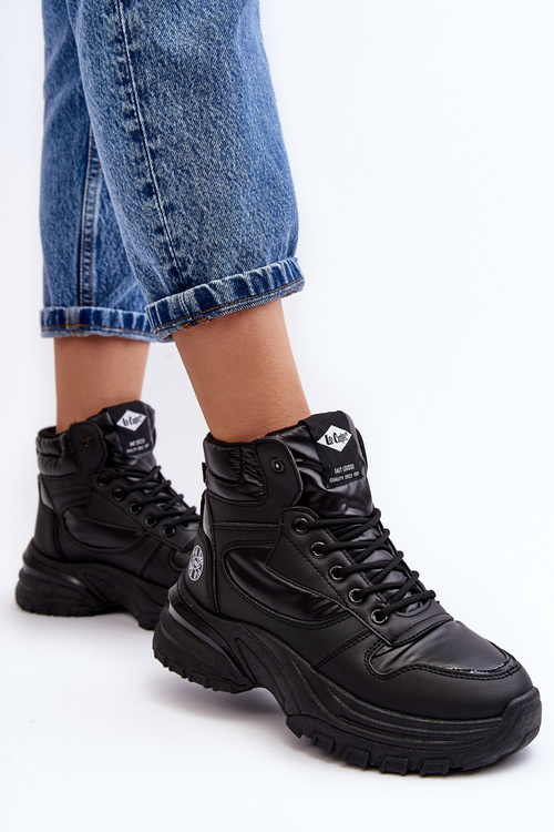 Dámske topánky na hrubom jedinom Lee Cooper LCJ-23-44-1973L Black