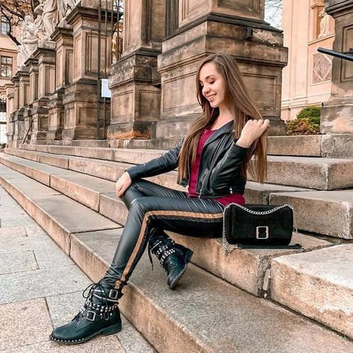 Lu Boo dámské kotníkové boty se špičkami Verona