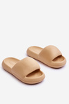 Ľahké penové dámske papuče na platforme Khaki Milton