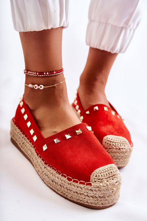 Ženské espadrilly s cvočkami Red Laross