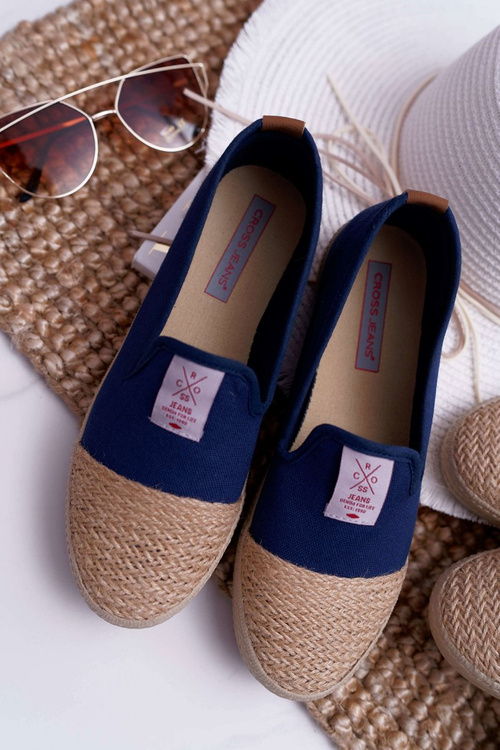 Dámské Espadrilky Cross Jeans tmavě modré DD2R4046