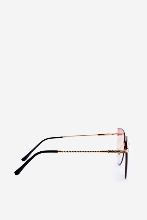 Dámské Sluneční Brýle UV400 Zlatohnědé