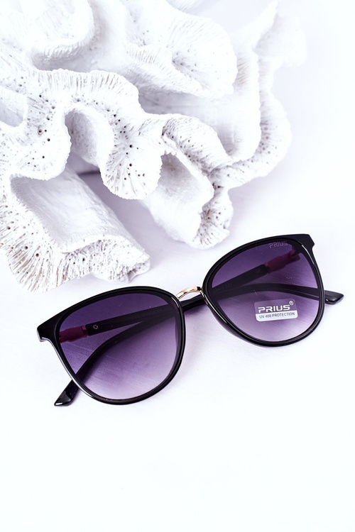 Čierne slnečné okuliare s grafitovou ombre